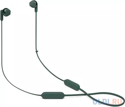 Гарнитура вкладыши JBL T215BTC зеленый беспроводные bluetooth шейный обод (JBLT215BTGRN)