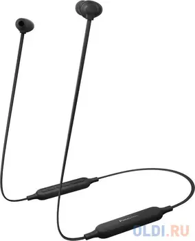 Гарнитура вкладыши Panasonic черный беспроводные bluetooth шейный обод (RZ-NJ320BGEK)
