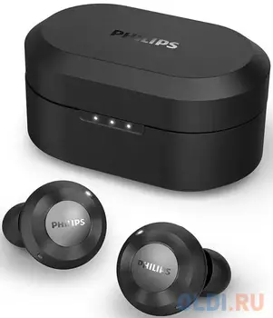 Гарнитура вкладыши Philips TAT8505BK/00 черный беспроводные bluetooth в ушной раковине
