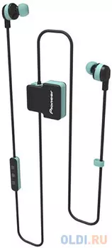 Гарнитура вкладыши Pioneer SE-CL5BT-GR зеленый беспроводные bluetooth (шейный обод)