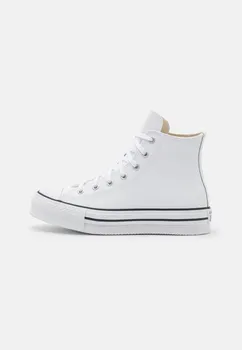 Высокие кроссовки Chuck Taylor All Star Lift Platform Converse, цвет white/natural ivory/black