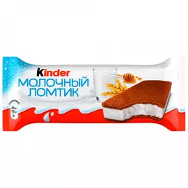 Пирожное Kinder Молочный ломтик бисквитное 27.9% 28 г