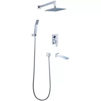 Душевой комплект Lemark Contest LM5822CW, встраиваемый