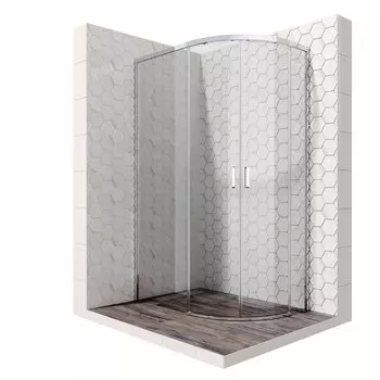 Душевой уголок Ambassador Queen 11011103L 120x200x80 профиль хром, стекло прозрачное