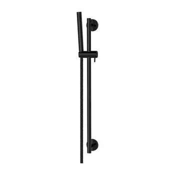 Душевой гарнитур Omnires Microphone на штанге (черный), MICROPHONE-SBL