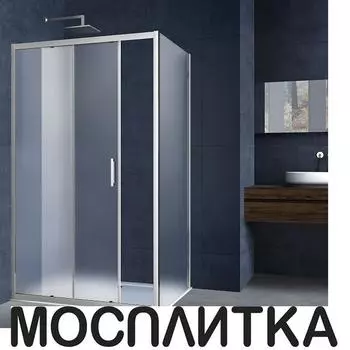 Душевой уголок Vincea Alpha VSR-3AL9013MT, 1300*900, хром, стекло текстурное