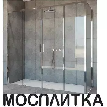 Душевой уголок Vincea Garda VSR-1G28020CL 200x80 см хром, стекло прозрачное