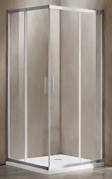 Душевой уголок Vincea Garda VSS-1G800CL 80x80 см хром, стекло прозрачное