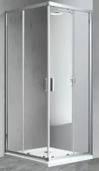 Душевой уголок Vincea Scala VSS-2SC8010CL 100x80 см хром, стекло прозрачное
