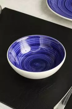 Салатник из керамики Blue Spirale COINCASA