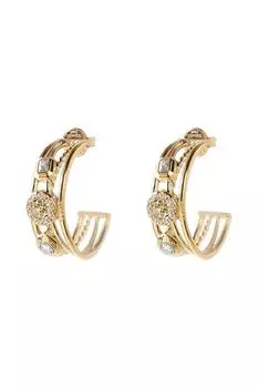 Серьги с кристаллами Guess