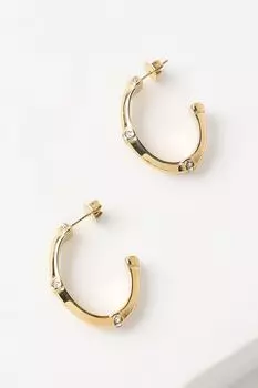 Серьги с кристаллами Guess