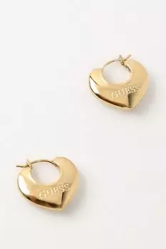 Серьги с логотипом Guess
