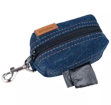 AmiPlay Диспенсер мешок для отходов Denim 9 [x] x 5 [y] x 4 [h] см Синий