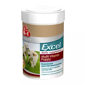 8in1 Excel Multivitamin Puppy Мультивитамины для щенков, 100таб.
