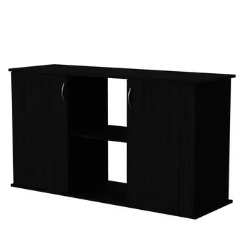 Aqua Plus Тумба прямая 100*40*70 черная, две дверки ДСП