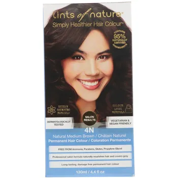 Tints of Nature Перманентная краска для волос натуральный коричневый оттенок 4N 4.4 жидкие унции (130 мл)
