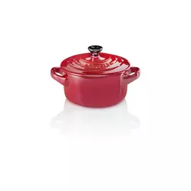 Кокотница Le Creuset 250мл,10см, керамика,вишнёвый, для СВЧ, духовки (Pearlized Light Cerise)