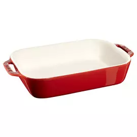 Форма для запекания прямоугольная Staub 27х20см, h6см, керамика, вишнёвый, для духовки