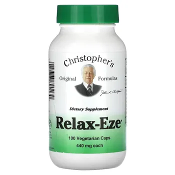 Добавка Christopher's Original Formulas Relax-Eze 440 мг, 100 капсул