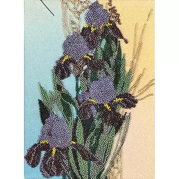 ВН1027 Набор для вышивания Alisena 'Ирисы', 18*25 см