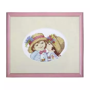 ВТ-024 Набор для вышивания 'Чарівна Мить' Crystal Art 'Первая любовь', 18*14 см