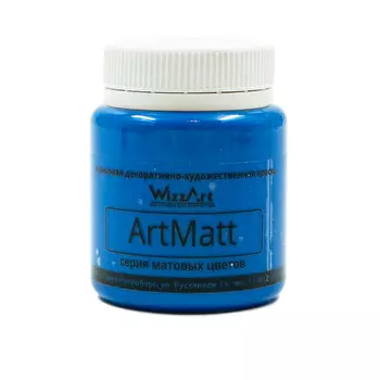 WT17.80 Краска ArtMatt, ультрамарин 80мл Wizzart