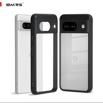 (В комплекте ремешок на запястье)Чехол IBMRS[Military Design] для Google Pixel 8, камуфляжный жесткий противоударный улучшенный защитный чехол - черный камуфляж for phone series(6.1 )