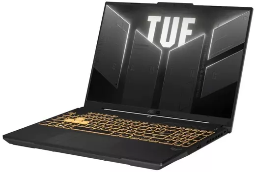 Ноутбук ASUS TUF F16 FX607VU-RL061 90NR0N06-M002T0 5-210H/16GB/512GB SSD/GeForce RTX 4050 6GB/16" IPS/WiFi/BT/cam/noOS/grey