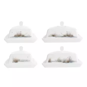 масленка ZAPEL Ardea Cinerea birds 15x12x8,5см фарфор