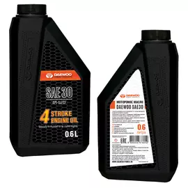 масло моторное DAEWOO, 4-х такт, 0,6л