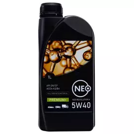 масло моторное NEO Revolution A 5w-40 SN/CF A3/B4 1л
