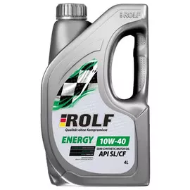 масло моторное ROLF Energy SAE 10W-40 API SL/CF 4л