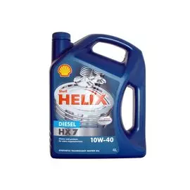 масло моторное SHELL Helix Diesel+, HX7 10W40, 4 л