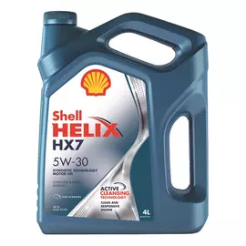 масло моторное SHELL Helix HX7 5W30, 4 л