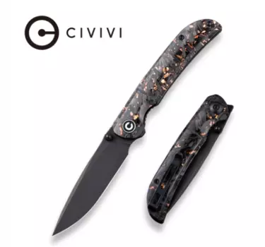 Складной нож CIVIVI Imperium Black, сталь Nitro-V, Carbon Fiber