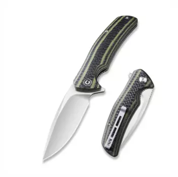 Складной нож CIVIVI Incite, сталь D2, Green G10/Carbon Fiber