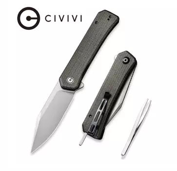 Складной нож CIVIVI Relic, сталь Nitro-V, Green Micarta