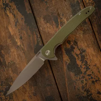 Складной нож CJRB Briar, сталь D2, рукоять G10, хаки