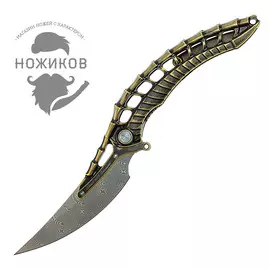 Складной нож Alien Gold с тактической ручкой, Limited Edition