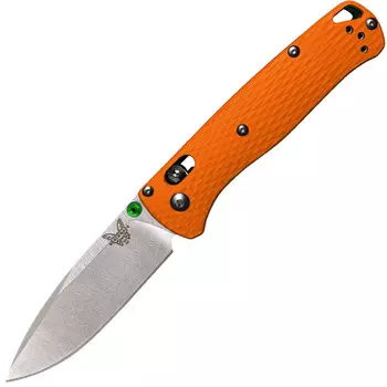 Складной нож Benchmade Bugout, сталь 20CV, рукоять оранжевый G10