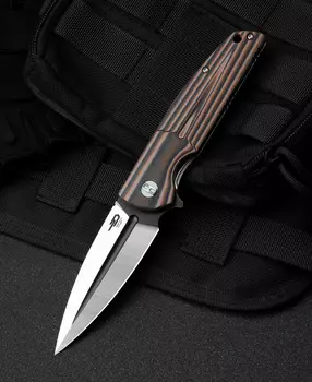 Складной нож Bestech Knives Fin, сталь Sandvik 14C28N, рукоять G10