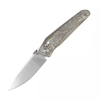 Складной нож Bestech Mothus, сталь M390, Crossbar Lock, рукоять титан