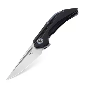 Складной нож Bestech Vigil, сталь M390, рукоять титан, черный