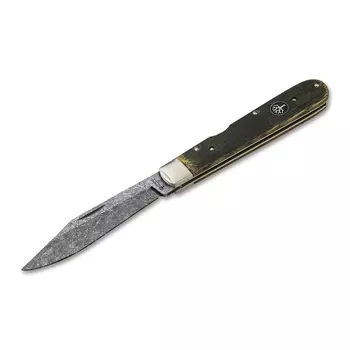Складной нож Bker 1906 Schloss Burg, сталь O-1 Tool Steel, рукоять сталь/дерево