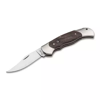 Складной нож Bker Optima Set Walnuss, сталь 4034, рукоять сталь/дерево