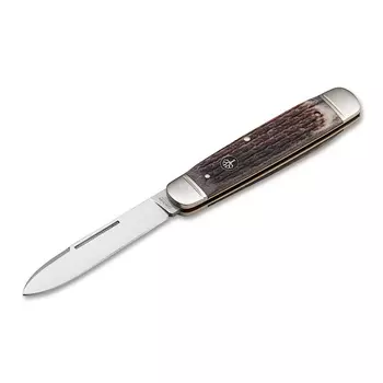 Складной нож Boker Cattle Knife Bone, сталь N690, рукоять рог/нейзильбер