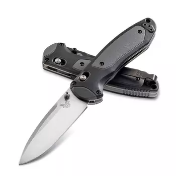 Складной нож Boost, Black Versaflex Handle with Gray Grivory Inlays