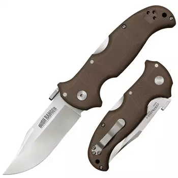 Нож складной Cold Steel Bush Ranger, сталь CPM-S35VN, рукоять G10, коричневый