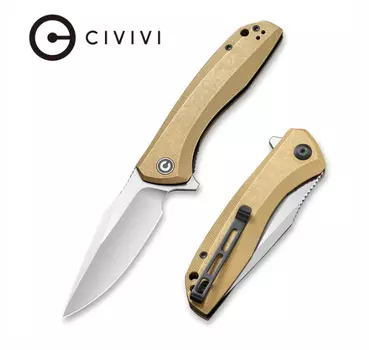 Складной нож CIVIVI Baklash Brass, сталь 154CM